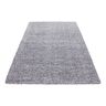 Hochflor Teppich, 120x170 cm, hellgrau