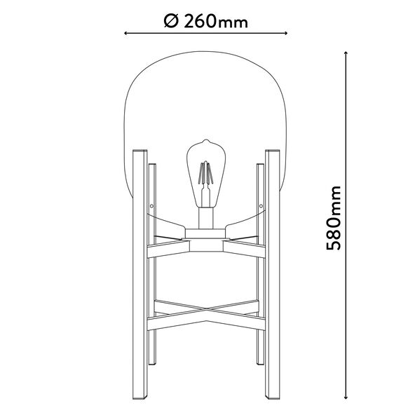 LED-Akku-Sockelleuchte LORA