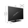 HD Ready TV, 80 cm (32 Zoll)

Schwarzer Fernseher mit schmalem Rahmen steht auf zwei seitlichen Füßen. Das Display zeigt ein helles, farbiges Bild.