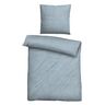Musselin Bettwäsche 155/220 + 80/80 cm, taubenblau