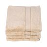 Frottier-Serie Hotel Handtuch, 4er Set, beige