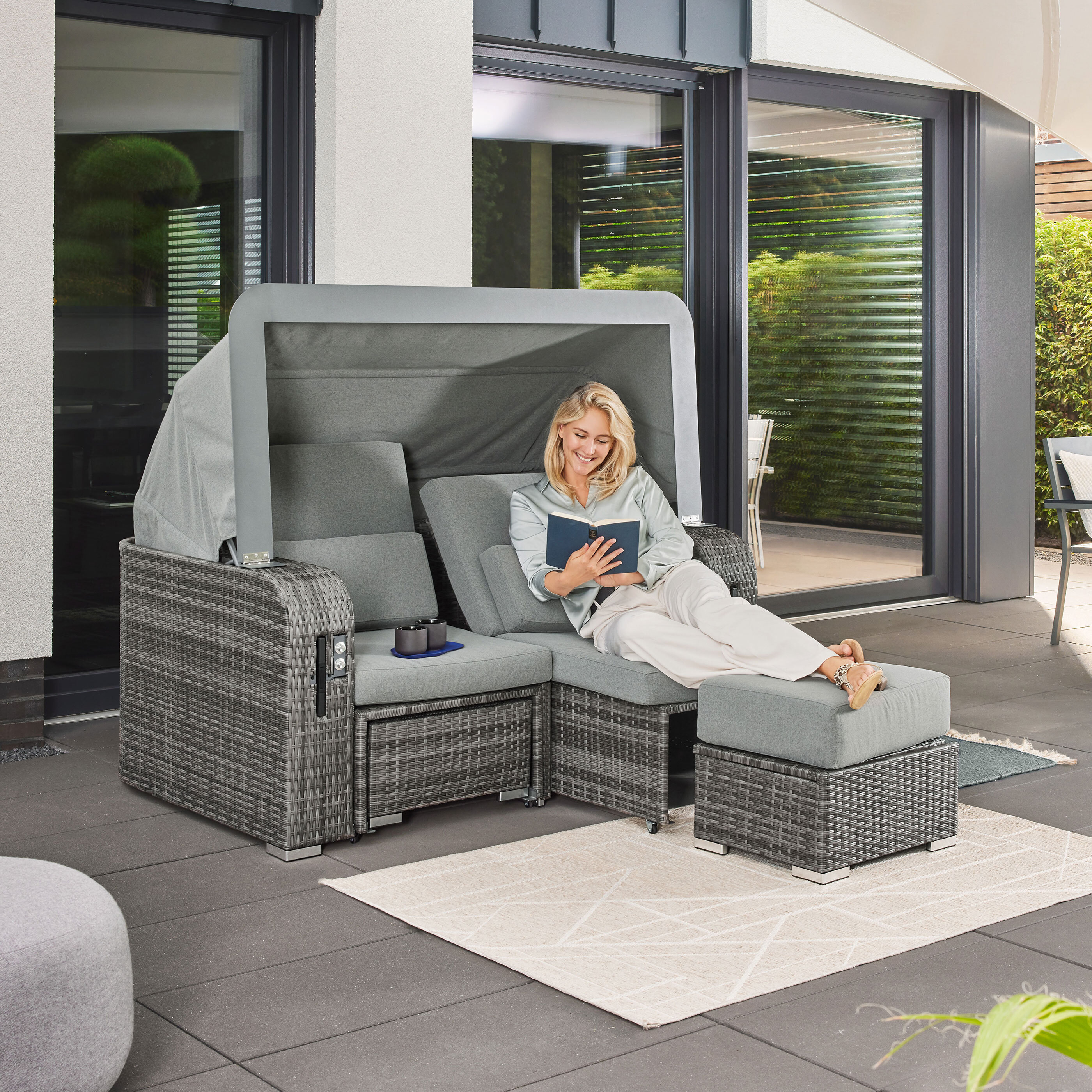 Home Deluxe Strandkorb HOLBY ALDI