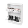 Schuhschrank mit zwei Klappfächern