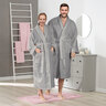 Bademantel Turin, silber, S