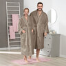 Bademantel Turin, taupe, S