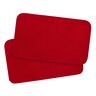 Badteppich Berlin in Cord Optik, 2er Set, 60 x 100 cm, bordeaux