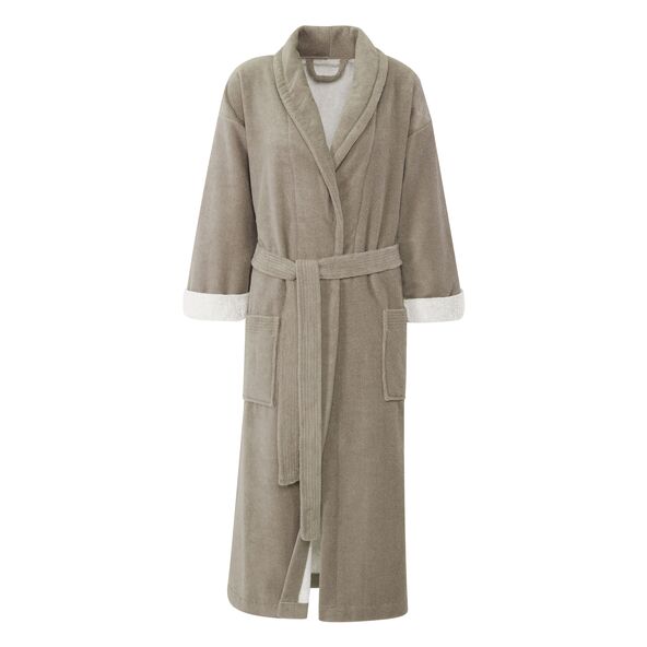 Bademantel Turin, taupe, S