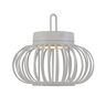 LED-Akku-Tisch- und Bodenleuchte Korga, weiß, ⌀ 25 cm