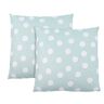 Kissen Points, 2er Set, mint
