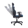 Gaming-Stuhl Chefsessel, schwarz-blau