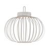 LED-Akku-Tisch- und Bodenleuchte Korga, weiß, ⌀ 36 cm