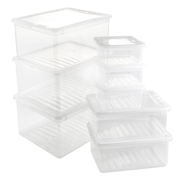 Klarsichtboxen-Set, 8-tlg.