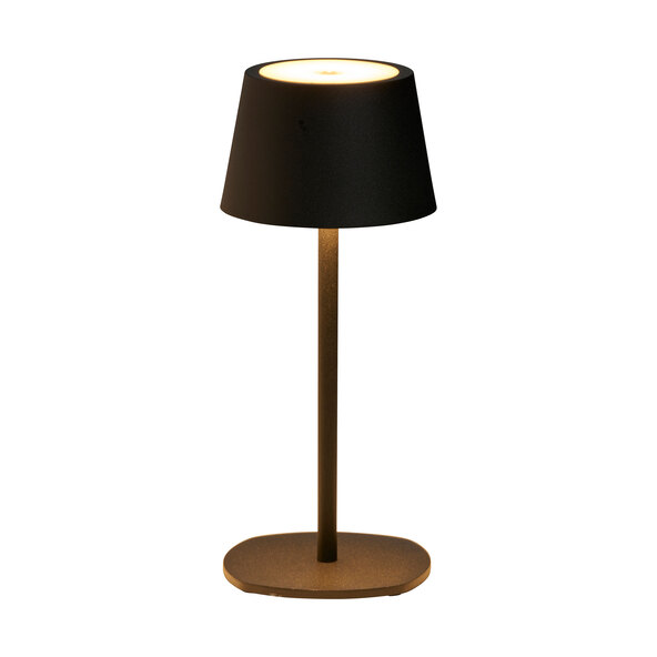 3 in 1 LED-Akku-Tischleuchte, schwarz