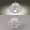 LED-Akku-Tisch- und Bodenleuchte Korga, weiß, ⌀ 25 cm