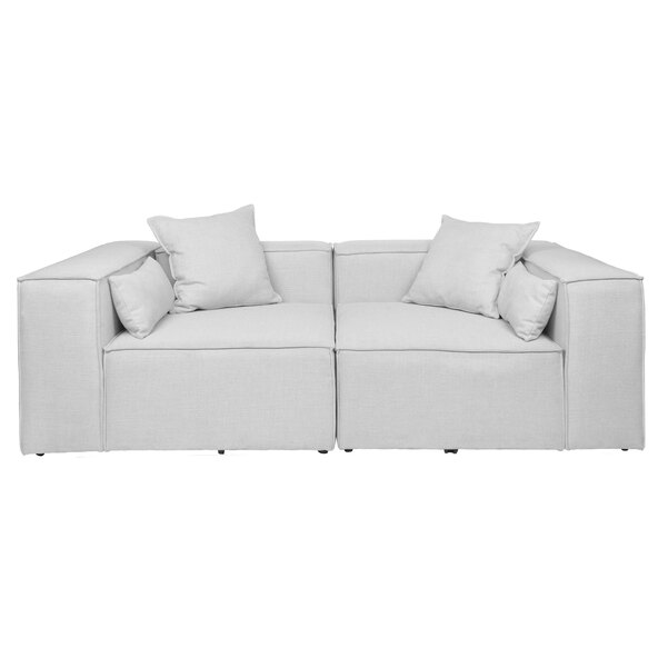 Modulares Sofa Verona S, hellgrau