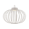 LED-Akku-Tisch- und Bodenleuchte Korga, weiß, ⌀ 46 cm