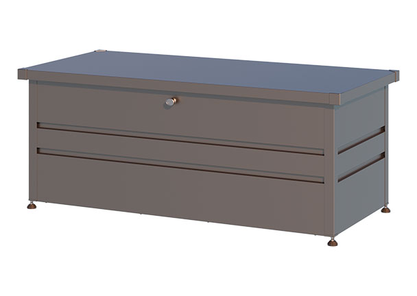 Aufbewahrungsbox Metall, 182 x 84 x 72 cm
