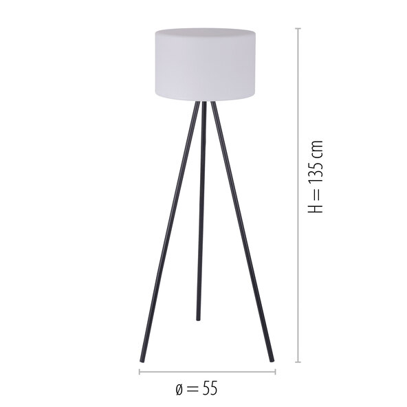 LED-Akku-Dreibein-Stehlampe Holly mit RGB-Funktion