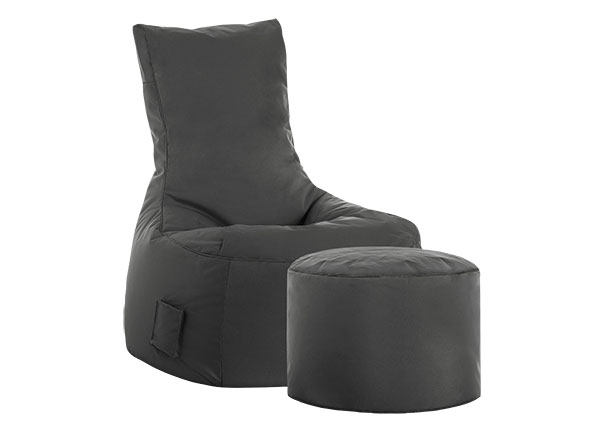 Indoor Sitzsack Brava Swing & Brava Dot Com, anthrazit