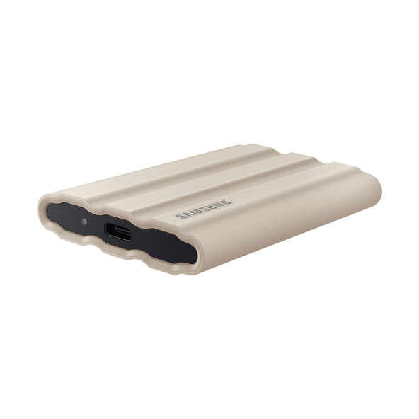 Portable SSD Festplatte T7 Shield, 1 TB, beige