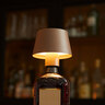 3 in 1 LED-Akku-Tischleuchte, braun-metallic