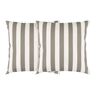 Outdoor Lounge-Kissen, 2er Set, braun gestreift