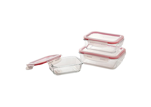 Food Container, rechteckig, 6er Set