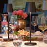 LED-Akku-Tischlampe Dinner Light classic, schwarz
