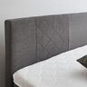 Boxspringbett Basic, grau, 140 x 200 cm