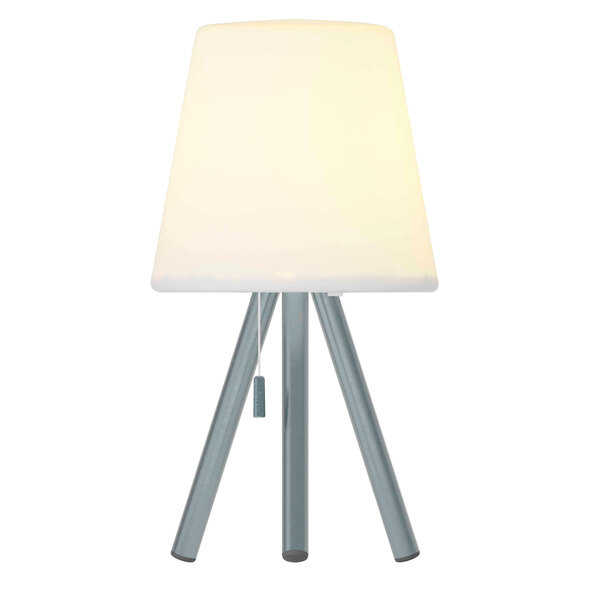 LED-Outdoor-Akku-Tischleuchte, dreibeinig