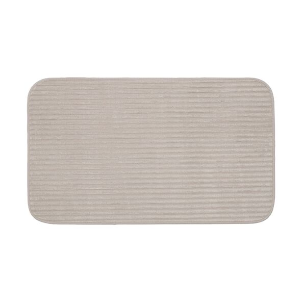 Badteppich Berlin in Cord Optik, 2er Set, 50 x 70 cm, taupe