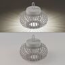 LED-Akku-Tisch- und Bodenleuchte Korga, greige, ⌀ 25 cm