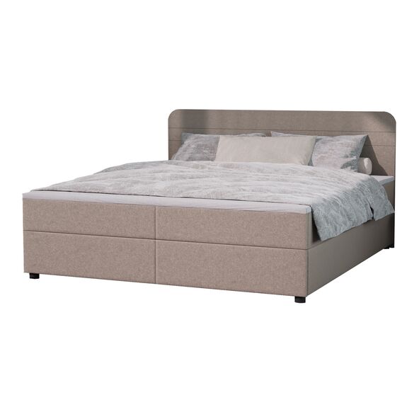 Wasserbett im Boxspring-Look, 180 x 200 cm, beige