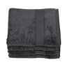 Frottier-Serie Hotel Handtuch, 4er Set, anthrazit