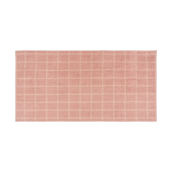 Frottierserie Square Duschtuch, rosa, 2er Set