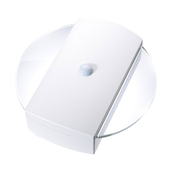 LED-Treppenlicht, 3er Set, rund
