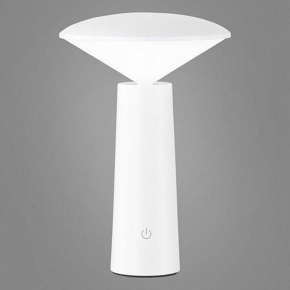 LED-Akku-Tischleuchte Pinto, weiß