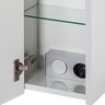 Bad-Spiegelschrank Dorina, 70 cm