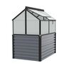 Hochfrühbeet Gaia Jumbo HKP4mm, granit/schwarz