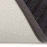 Badteppich Berlin in Cord Optik, 2er Set, 60 x 100 cm, anthrazit