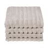 Handtuch Hoch/Tief, 2 x 2er Set, grau