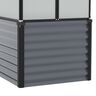 Hochfrühbeet Gaia Jumbo HKP4mm, granit/schwarz