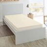 Supersoft Spannbetttücher bis 25 cm Höhe, 90-100 x 200-220 cm, creme