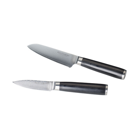 Damastmesser-Set, 2-tlg.