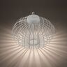 LED-Akku-Tisch- und Bodenleuchte Korga, weiß, ⌀ 46 cm