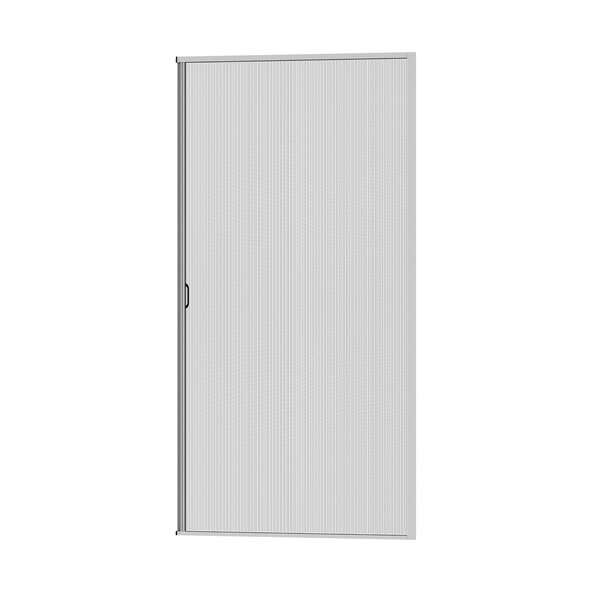 Alu-Plisseetür Professional, 125 x 220 cm, weiß