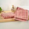 Frottierserie Square Handtuch, rosa, 2 x 2er Set