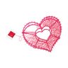 Bastel-Set String it, 3D Heart