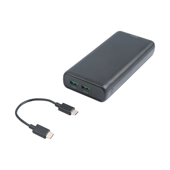 Powerbank PB-C1004 mit 20.000 mAh, 1x USB-C PD 60 W & 2x USB-A Fast Charge