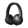 Ohrumschließende, schwarze Bluetooth-Kopfhörer Anker mit weichen Polstern an Ohrmuscheln und Bügel, Bedienelemente an der rechten Ohrmuschel sichtbar.
